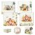 Decorably 3-Ply 100 Pack Disposable Woodland Baby Shower Napkins
