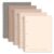 Decorably 5-Pack 140 Pages Gold Foiled Spiral College Ruled Notebook Set