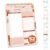 Decorably 52 Sheets Boho Celestial Undated Daily to Do List Notepad, 6.5×10″ Spring-Bound Planner, Easy Tear-Off, for Schedule, Priorities, Agenda, Water Intake, Meals, Notes & Doodles, Home, Office