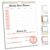 Decorably 52 Sheets Minimal Pink Undated Weekly Meal Planner and Grocery List with 4 Strong Magnets – 8.5x11in Spring-Bound, Refrigerator Mountable, Easy Tear-Off Design