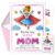 Decorably 5x7in Individual Mothers Day Card from Daughter & Son