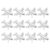 Decorative Aircraft Push Pins Metal Straight Pen Supplies for Cork Board School Organization Supplies Metal Thumb Tacks