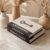 Decorative Books for Home Decor with Storage – Set of 2 Faux Linen Book Boxes with Aesthetic Covers – Enhance Your Coffee Table, Bookshelf Decor – Hidden Storage for Photos, Keepsakes, and Jewelry