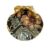 Decorative Floral Shell Trinket Jewelry Dish
