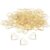 Decorative Paper Clips – 100 Piece Metal Heart Shape, Small Bookmark Clips