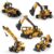 DeDaBrick 5-in-1 RC STEM Building Toy Set, Remote & App Control