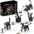 DeDaBrick Tuxedo Cat Building Set, 5-in-1 Creative Cat Toy for Kids Ages 8+