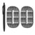Deegtran 100 Pack No Bleed Black Barrel Click Pens, Wholesale Retractable Ballpoint, Medium Point, Smooth Ink, 1.0MM Black Ink
