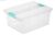Deep Clip Box Stackable Small Storage Bin with Latching Lid