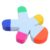 DEEPCRAFF 3pcs Human Shaped 5-in-1 Fluorescent Highlighter Pen with Plastic Body, Lightweight Design for Efficient Line Highlighting, Cute Cartoon Style Marker for Journaling and Office Use