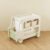 Deer COCO Kids Toy Organizer with Bins&Bookshelf Bus Theme Rolling Storage