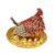Deevoka Enameled Chicken Figurine Jewelry Box Jewelry Organizer Hen Style Decorative