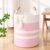 Degeyoyo Large Laundry Basket, Laundry Hamper with Leather Handles, 90L Woven Dirty Clothes Hamper, Rope Hampers for Bedroom, Barthroom, Pink