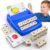 DEGIDEGI Educational Toys for Kids Ages 3-8, Matching Letter Spelling Math Counting Game,Learning Game for Preschool& Kindergarten Kids, Birthday Gifts for 3 4 5 6 7 Year Olds Boys&Girls Navy Blue