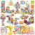DEKILEA Building Toys, 234 Pieces Upgrade Gear Building Blocks Set Kids Tool Set with Electric Drill, Kids Toys STEM Kits Gifts for Boys Girls Age 3+