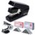 Deli Stapler, Effortless Staplers for Desk, Heavy Duty Staplers, Black