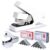 Deli Stapler, Effortless Staplers for Desk, Heavy Duty Staplers, White