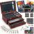 Deluxe Art Set with 2 Drawing Pads, Crayons, Acrylic Paints, Colored Pencils Set in Wooden Case, Professional Art Kit, Paint Supplies, Easter, Art & Drawing