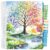 DELUXE TEACHER PLANNER Aug 2026-Jul 2027 8.5×11 Daily Weekly Monthly Organizers with 7 Periods, Pocket Folder, Dated Calendar, Page Tabs, Bookmark and Planning Stickers (Tree Seasons)