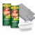 DEMAYA Lemon Fresh Cleanser with Bleach Cleaning Bundle, 21 oz Cans, 2 Pack with 2 Microfiber Cleaning Cloths and 1 Handheld Scrub Brush