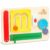 deMoca Wooden Toddler Busy Board for 1 2 3 Year Old