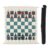 Demo Chess Set, Slotted Style Chess Demo Board with Carrying Bag