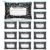 Demonwer 12 Pcs Back to School Gifts Pencil Case Notebook Patterns Pencil Pouch Cute Pencil Box Pencil Bag for Classroom Prize Back to School Favor Supplies