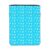 Denjungdn Bright Blue Skiers and Ski Tricks Winter Book Cover with Zipper, Waterproof Book Sleeve Protector 11.8×9 Inches