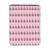 Denjungdn Pink Retro Ski Lift Gondola Winter Skiers Book Cover with Zipper, Waterproof Book Sleeve Protector 11.8×9 Inches