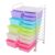Depisuta 15 Drawers Rolling Cart, Mobile Utility Cart with Locking Wheels and Smooth Drawer, Plastic Storage for Teacher Home Office Kitchen School Supplies and Tools