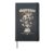 Depresso Funny Sarcastic Espresso Pun Coffee Lover Hardcover Journal, Black