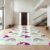 Design&I 3’x5′ Pink Cute Motif Reading Floormat Unicorn Refined Structured Washable Area Rug Sleek Flatweave Pet Friendly & Non-Slip Built-in Grip for Bedroom, Walk-in Closet, Nursery