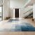Design&I 6’x9′ Washable Area Rug Abstract Watercolor Distressed Neutral Block Large Extra Livingroom Oversized Skid-Resistant Low Profile for Living Room, Family Room, Indoor
