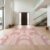 Design&I 8’x10′ Boho Arch Motif Vintage Distressed Panel Layout Pink Abstract Refined Structured Washable Area Rug Snag-Free Chair-Friendly Large for Dining Room, Large Office, Lounge