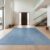 Design&I 8’x10′ Light Blue Impasto Abstract Geometric Washable Area Rug