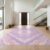 Design&I 8’x10′ Washable Area Rug Gradient Flowing Waves Purple Pink Abstract Symmetrical Motif Sleek Flatweave Pet Friendly Built-in Grip for King Size Bedroom, Master Suite, Under Bed