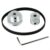 Deskbloom Timing Belt Pulley,Aluminum Timing Pulley Set 20T 36T 5Mm Bore Kit With Belt And Hex Wrench For Milling Machines And CNC Drive Systems Use