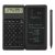 Desk Calculator, Desktop Small Calculators with Writing Notepad, Basic 4-Function Math Large Button Calculator, School Supplies, Middle/High School Students (Black)