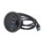 Desk Grommet Hub USB 3.0 Dual Port Audio Interface for Desktop PC Laptop Cable Management Black 69mm