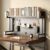 Desk Hutch with Pegboard,Desktop Organizer Shelf for Office Dorm Study