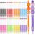 Deskium 48 PCS Beadable Mechanical Pencils, 0.7 mm Multi Color Mini Mechanical Pencils, Beadable Pencils for Writing, Drawing, Sketching, DIY Crafting, Mechanical Small Pencils Set for Notes and Art