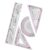 Desk Layout Geometry Ruler Set Transparent 4 Piece, A