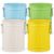 Desk Organizer Bucket Iron with Double Ears 4pcs for Makeup Brushes