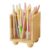 Desk Organizer For Classroom & Office – Wooden Pen Holder
