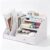 Desk Organizer with Drawer, Office File Organizer, Paper Tray & Pen Storage