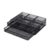 Desk Organizer with Dual Storage Drawers for Office Supplies – Sturdy Metal Mesh, Ergonomic Design, Spacious Storage for PC & Notebook Accessories
