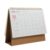 Desk Planner 12 Months Table Calendar with Coil Binding