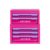 Desktop Drawer Organizer, 5-Tier Storage Cabinet for Makeup & Office, Purple