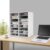 Deturprostore 16 Slots Literature Organizer, Desktop File Holder, Office Mailbox, Countertop Literature Sorter for Office, Home, Classroom, Mailrooms Organization White