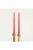 Deurne Red Taper Candle 11.8 in 11.8in Long Burning Pillar Candle for Table Settings and Home Decor, Set of 2, Scent, Red Paraffin Wax, 10-Hour Burn Time – 142334